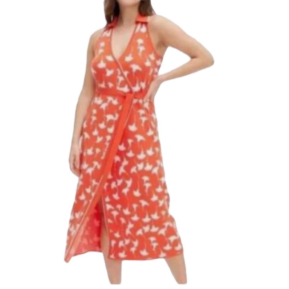 Diane Von Furstenberg For Target Knit Midi Wrap dress